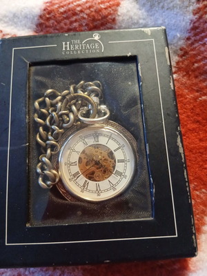 Heritage pocket watch used, quartz mechanism from Atlas collection