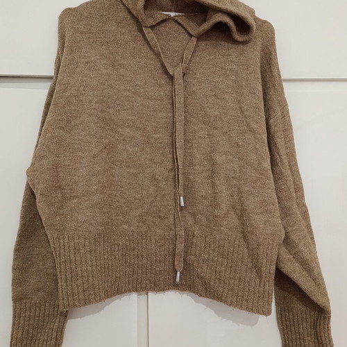 H&M Wool Hoodie Sweater like new, beige, size S