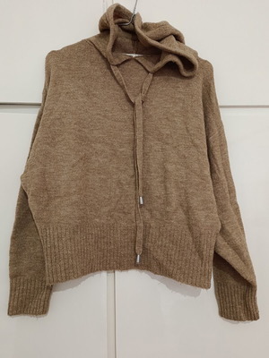 H&M Wool Hoodie Sweater like new, beige, size S