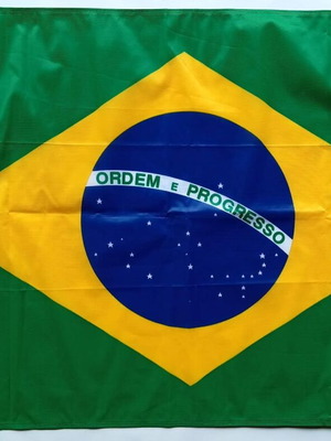 Σημαία της Βραζιλίας σαν καινούργιο, 108x68 εκατοστά