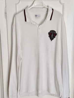 Gucci Vintage αντρικό άσπρο poloshirt σαν καινούργιο, μακριμάνικο