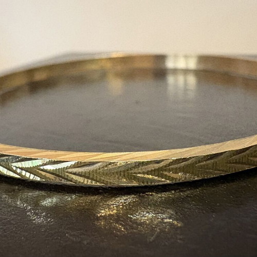 Vintage gold bracelet 14k, 7 grams, 7 cm diameter