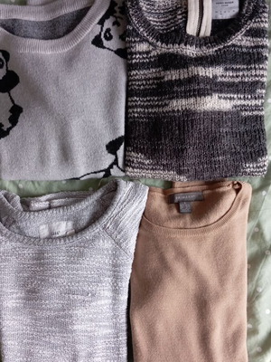 Used sweaters pack of 4 Vero Moda gray and beige size S