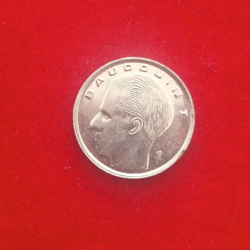 Belgium 1 Franc Coin used