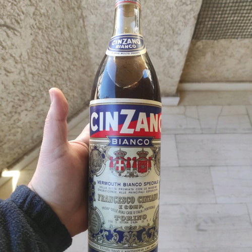 Vintage Cinzano Vermouth Bianco Speciale sealed from 1960