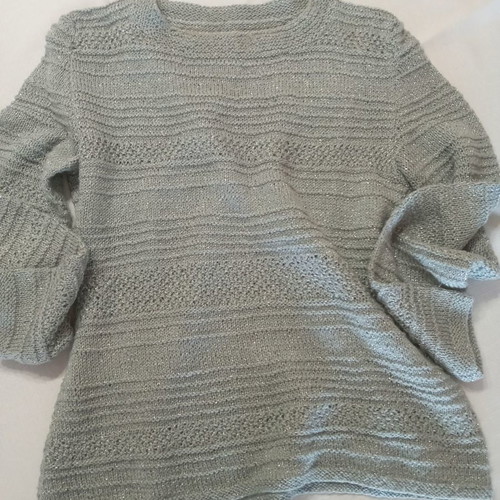 Set blouse and long cardigan with silver thread handmade, beautiful colors