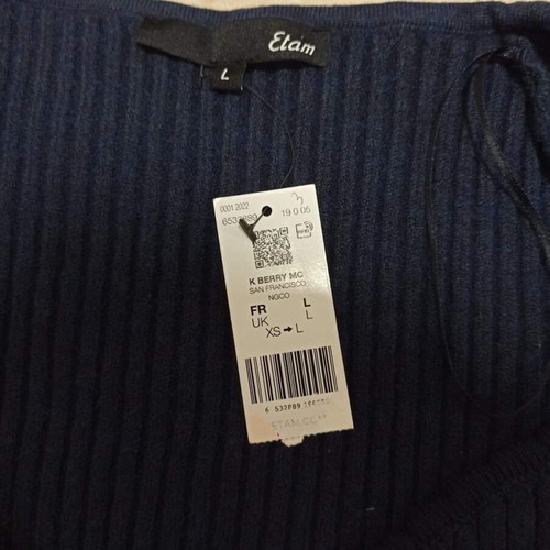 Top like knit No Large