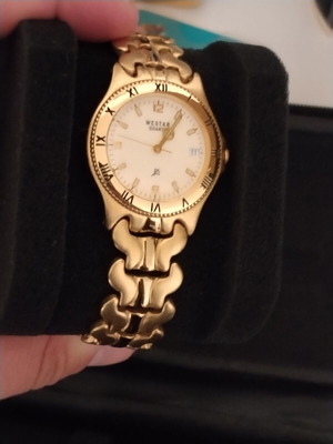 Westar men's watch used, gold color, Swiss movement