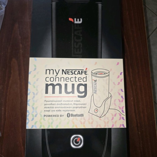 Nescafé É Connected Mug new, smart portable coffee maker