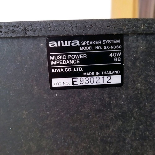 Aiwa Speaker System SX-N360 40W