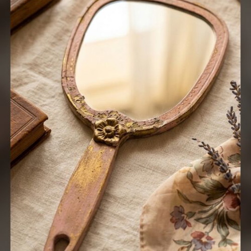 Hand mirror vintage used