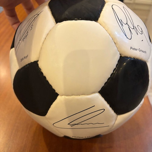 Collectible ball with printed signatures new