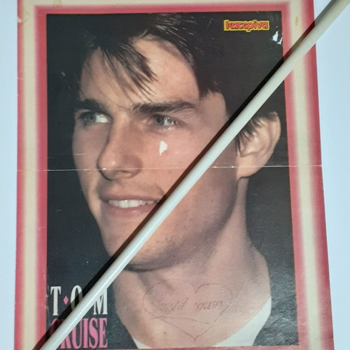 Authentic old posters Michael Jackson, Jennie Garth, Tom Cruise used, pack of 3
