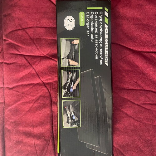 Car organizer cases new, set of 2 black for handbrake