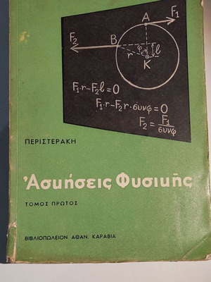 Physics Exercises Book Volume One S. G. Peristerakis Rare Collectible