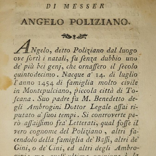 Works of 6 Italian Poets in 5 Books used, 1782 edition