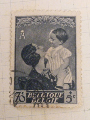 Γραμματόσημο Βελγίου 1937 σαν καινούργιο, αφιέρωμα στη βασίλισσα Αστριντ