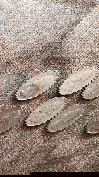 6 κέρματα  quarter dollar