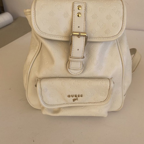 Guess women's backpack like new, white