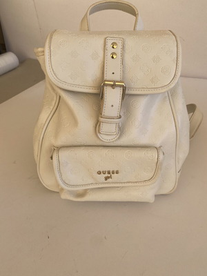 Guess women's backpack like new, white
