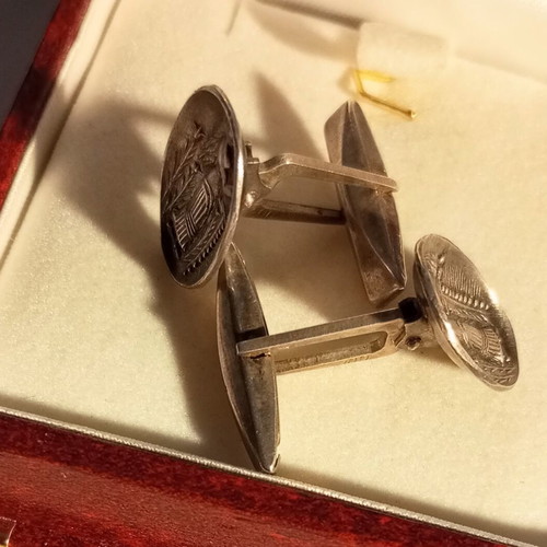 Silver 800 vintage cufflinks like new