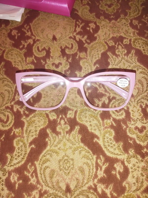 Glasses new, pink