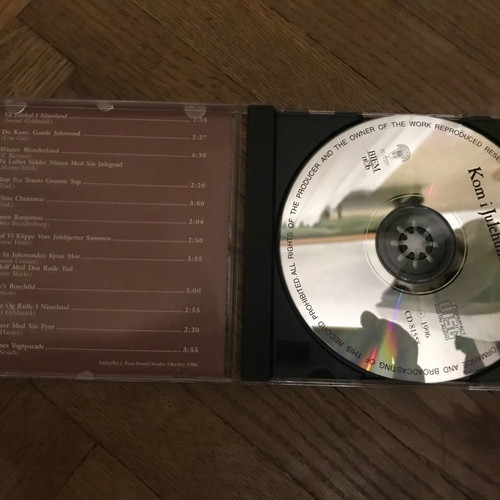 CD Kom I Julehumør - Christmas songs used, Danish edition
