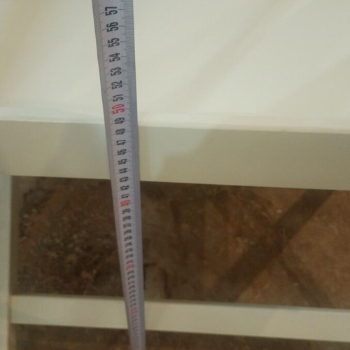 Wooden tray with folding stand used