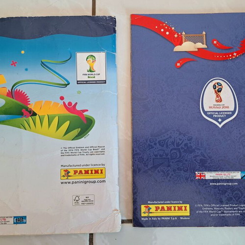 Panini World Cup 2014 & 2018 sticker albums