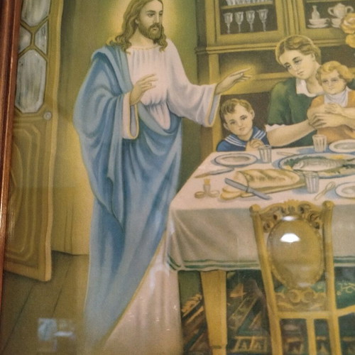 Image Jesus Blesses the Family Table used