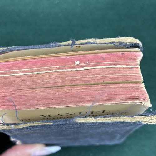 French religious book used, Alexandria 1932, pocket size