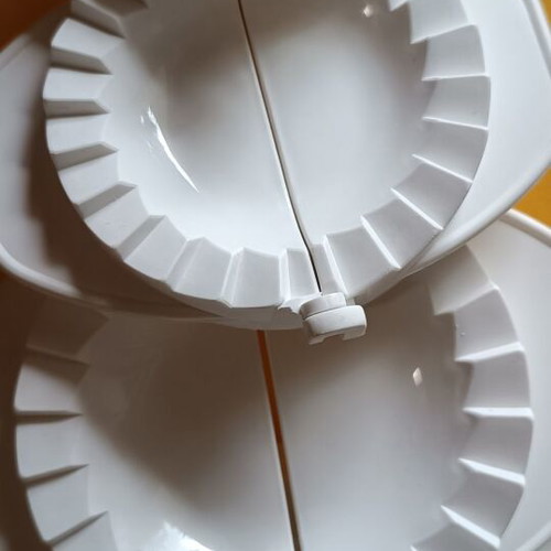 Dough cutters for pies like new, set of 4 crescent shapes