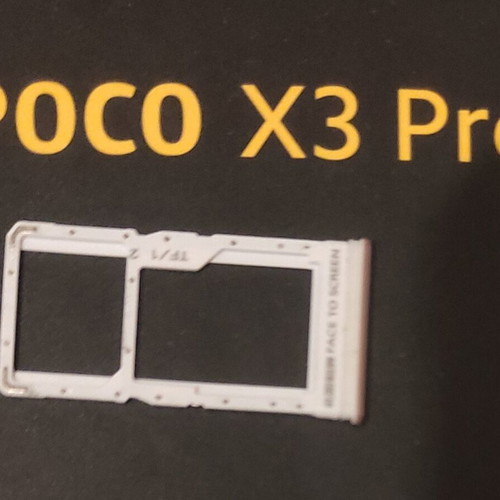POCO X3/X3 Pro SIM tray used, gold color