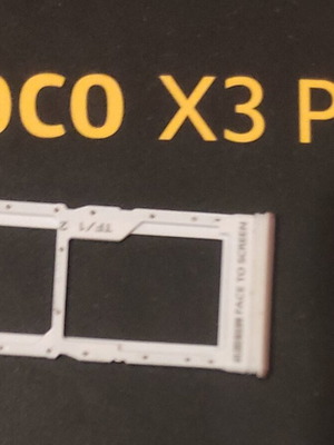 POCO X3/X3 Pro SIM tray used, gold color
