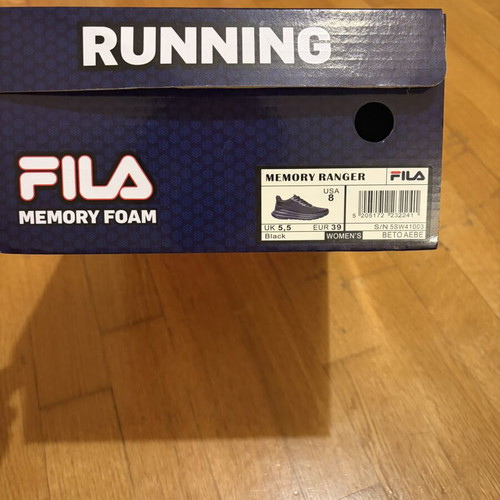 Fila Memory Ranger Memory Foam women's running shoes size 39 new