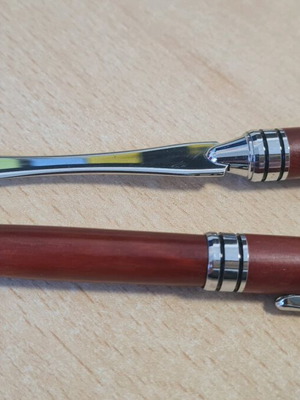 Wooden pen and letter opener set like new