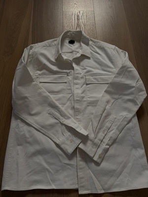 H&M overshirt λευκό πουκάμισο, μέγεθος Medium