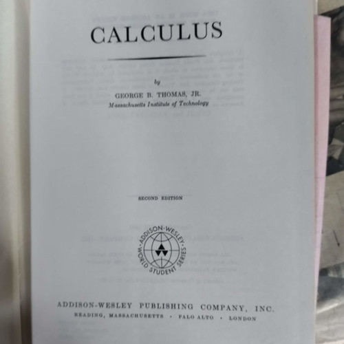 Calculus used book in Greek