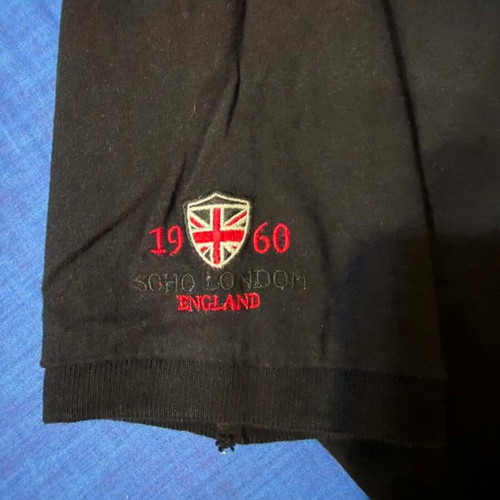 Lonsdale Polo shirt like new, size Medium, black