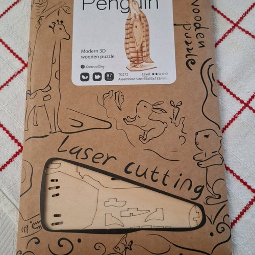 Wooden 3D puzzle like new
