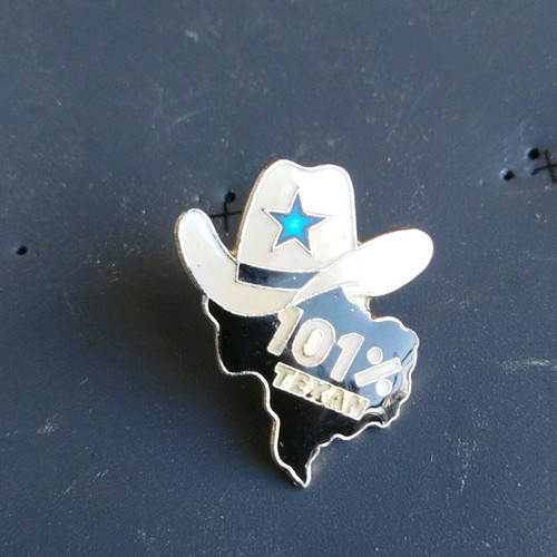 Pin 101% Texan