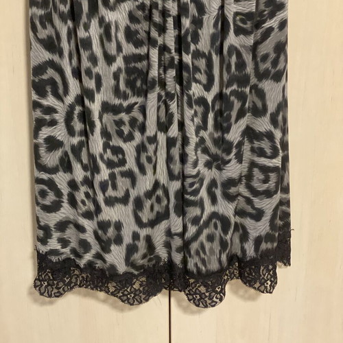 ASOS dress with black and grey leopard print, new