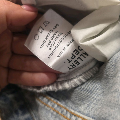 Gallery Dept. jeans new with vintage look and raw hem