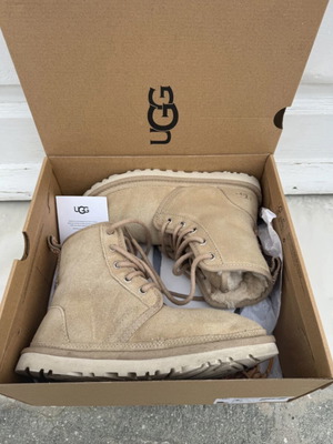 Ugg Neumel 37 sand like new beige boots with fur