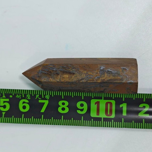 Tiger Iron crystal tower shaped like new 8 cm