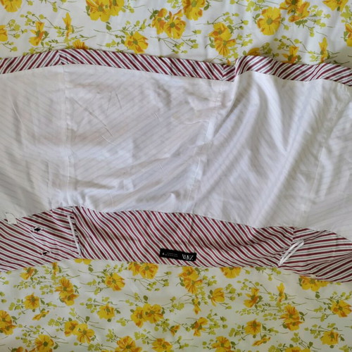 Zara skirt used with stripes, wrap style, size S