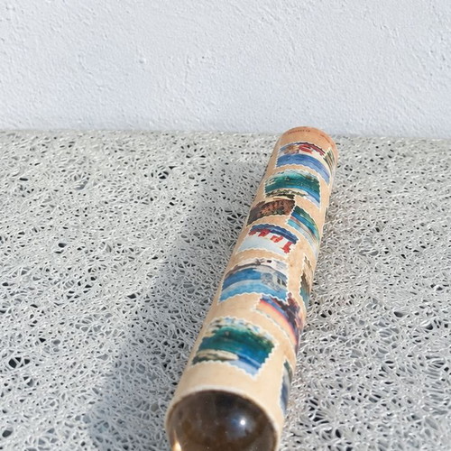 Greek pocket cardboard kaleidoscope vintage, like new