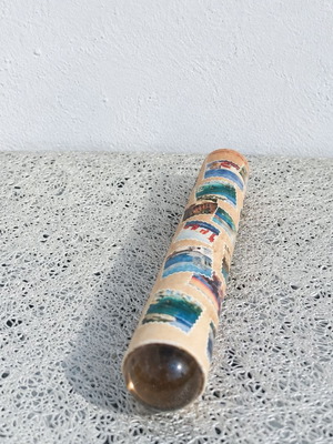 Greek pocket cardboard kaleidoscope vintage, like new