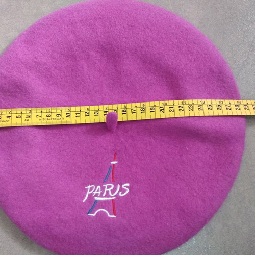 Pink beret new, unworn from Paris