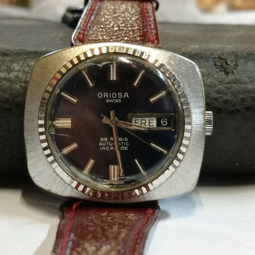 Oriosa vintage watch used, 25 rubies, incabloc